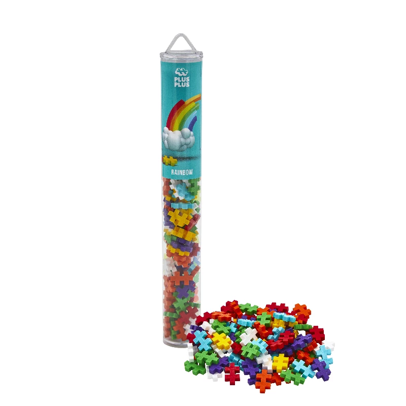 Tube Plus Plus Rainbow Color Mix   100 Pcs Tube fra Plus-plus