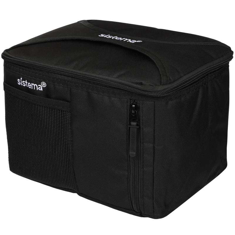 Køletaske   Mega Fold Up Cooler Bag   Black fra Sistema