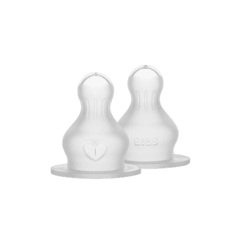 Bottle   Tilbehør   Suttehoved   Silikone Rund   2 Pak   Medium Flow fra Bibs
