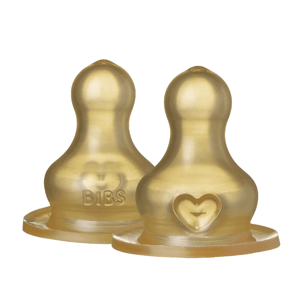 Suttehoveder 2 Pk   Latex Slow Flow fra Bibs