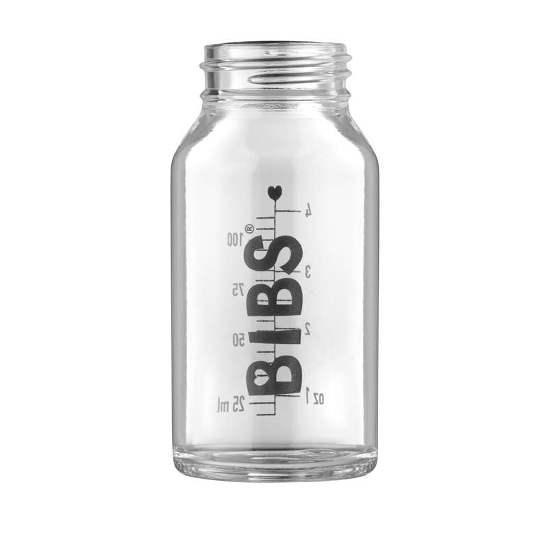 Bottle   Tilbehør   Lille Sutteflaske   Glas   110 Ml. fra Bibs