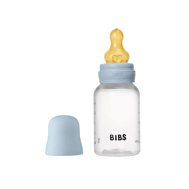 Baby Flaske Rund Latex 1 Pack 150 Ml Slow Flow Baby Blue fra Bibs