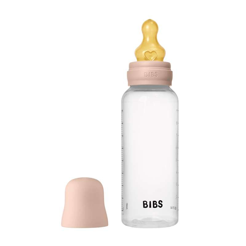Bottle   Sutteflaskesæt   Plastik   Latex Medium Flow Rund   270 Ml.   Blush fra Bibs