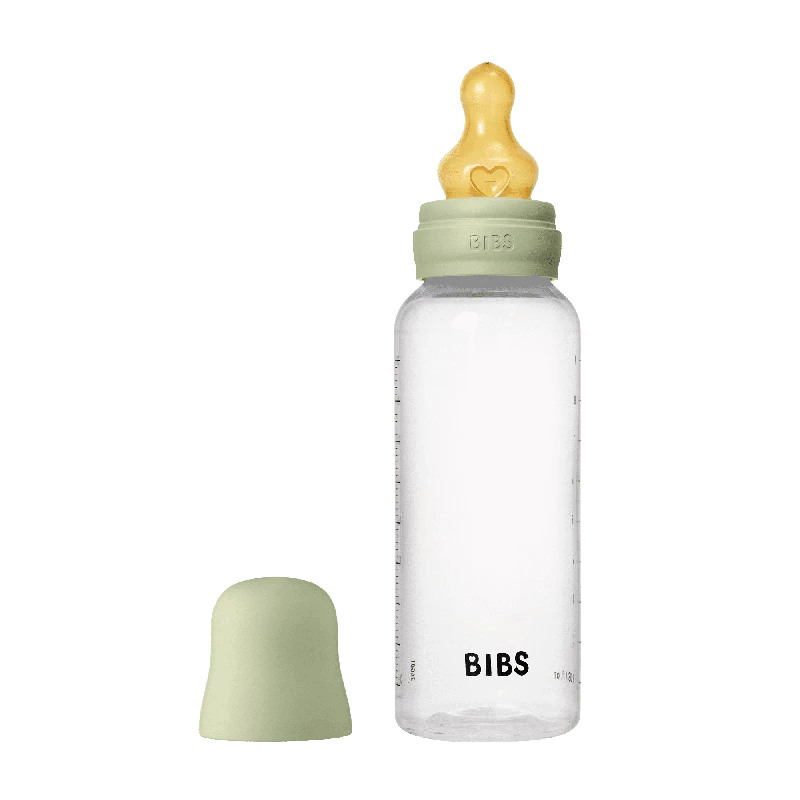 Baby Flaske Rund Latex 1 Pack 270 Ml Medium Flow Sage fra Bibs