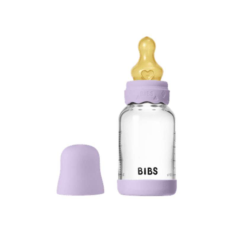 Bottle   Sutteflaskesæt   Glas   Boheme   Latex Slow Flow Rund   120 Ml.   Violet Sky fra Bibs