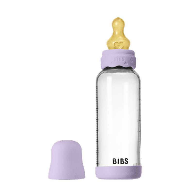 Bottle   Sutteflaskesæt   Glas   Boheme   Latex Medium Flow Rund   240 Ml.   Violet Sky fra Bibs