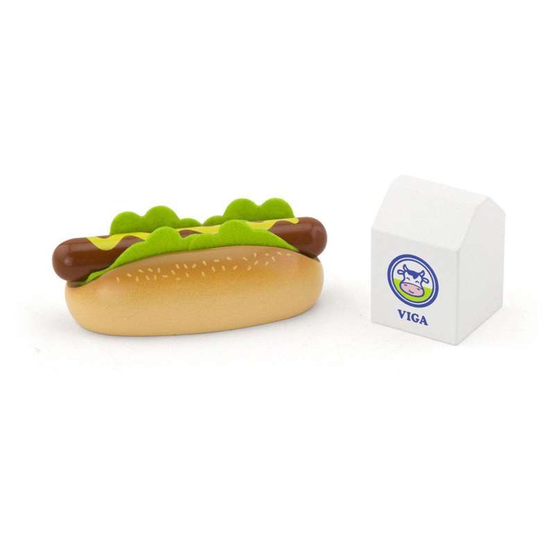 Legemad   Hotdog M. Mælk (træ) fra Kid'oh