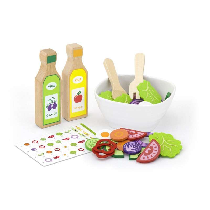 Legemad Salatskål M. Dressing fra Kid'oh