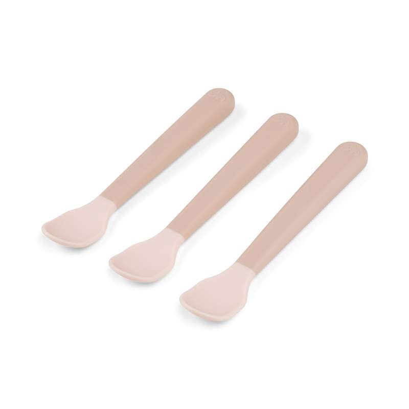 Foodie Easy Grip Babyske   3 Pak   Pudder fra Done By Deer