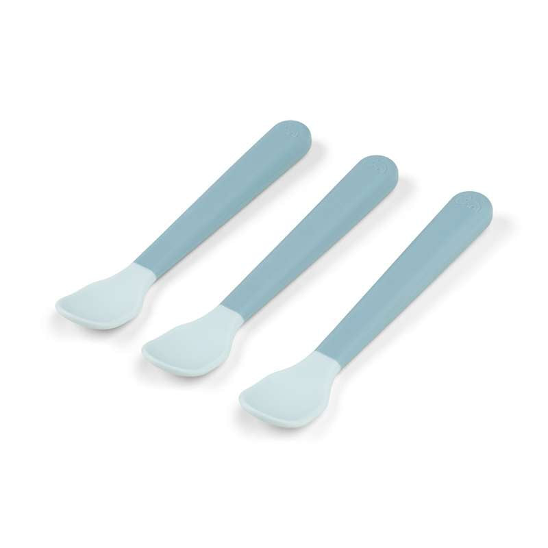 Foodie Easy Grip Babyske   3 Pak   Blå fra Done By Deer