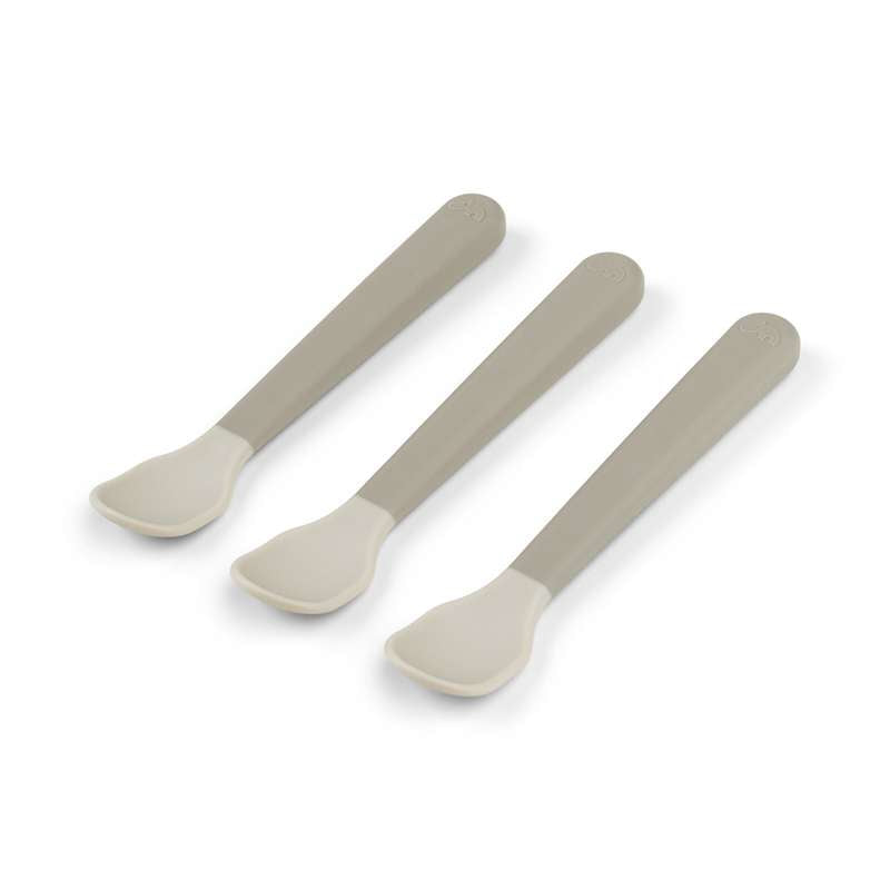 Foodie Easy Grip Babyske   3 Pak   Sand fra Done By Deer