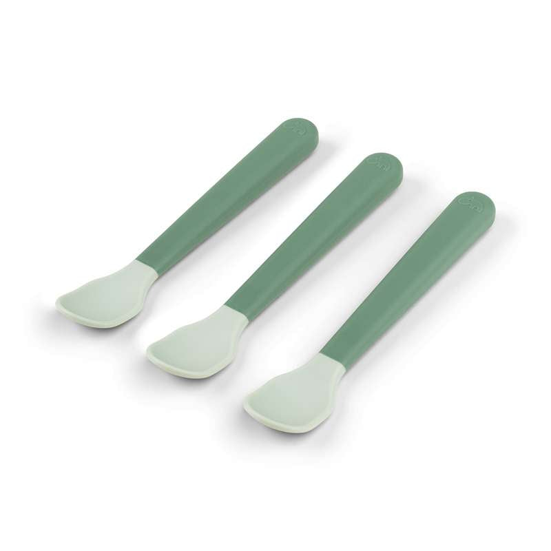 Foodie Easy Grip Babyske   3 Pak   Grøn fra Done By Deer