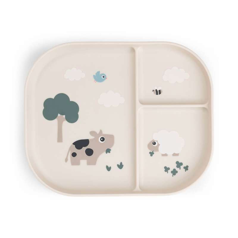 Foodie Ruminddelt Tallerken   Tiny Farm   Sand fra Done By Deer