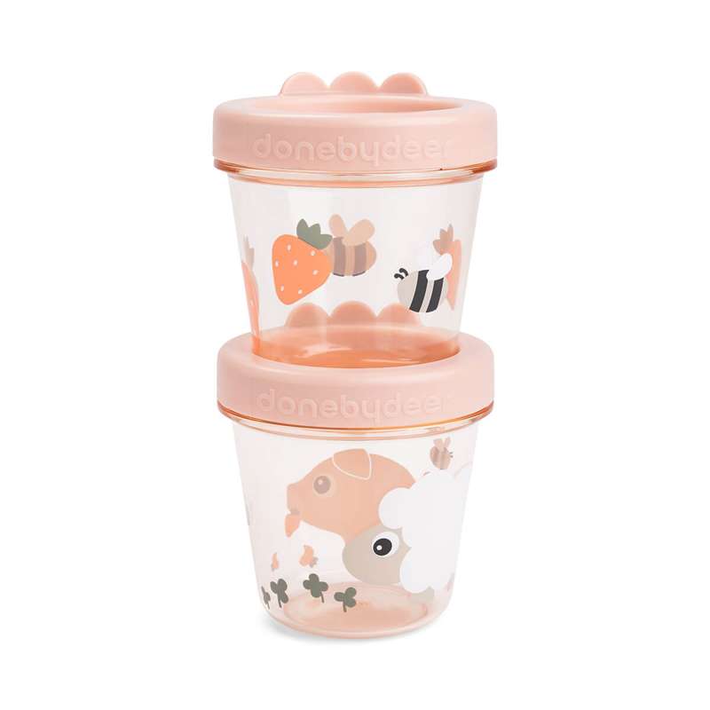Bøtter Til Babymad   2 Stk.   Tiny Farm   Pudder fra Done By Deer
