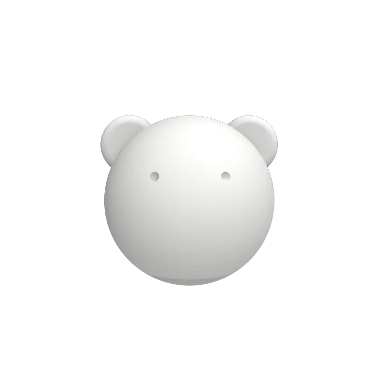 Blob   White   Moon Grey fra Kreafunk