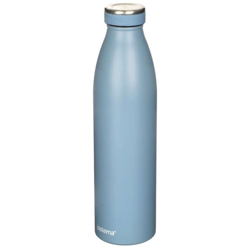 Termoflaske   Rustfrit Stål   750ml   Coast Blue fra Sistema