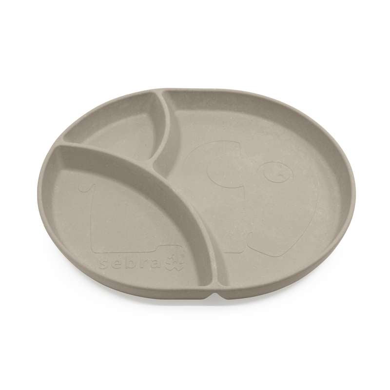 Mums   Ruminddelt Tallerken   Jetty Beige fra Sebra
