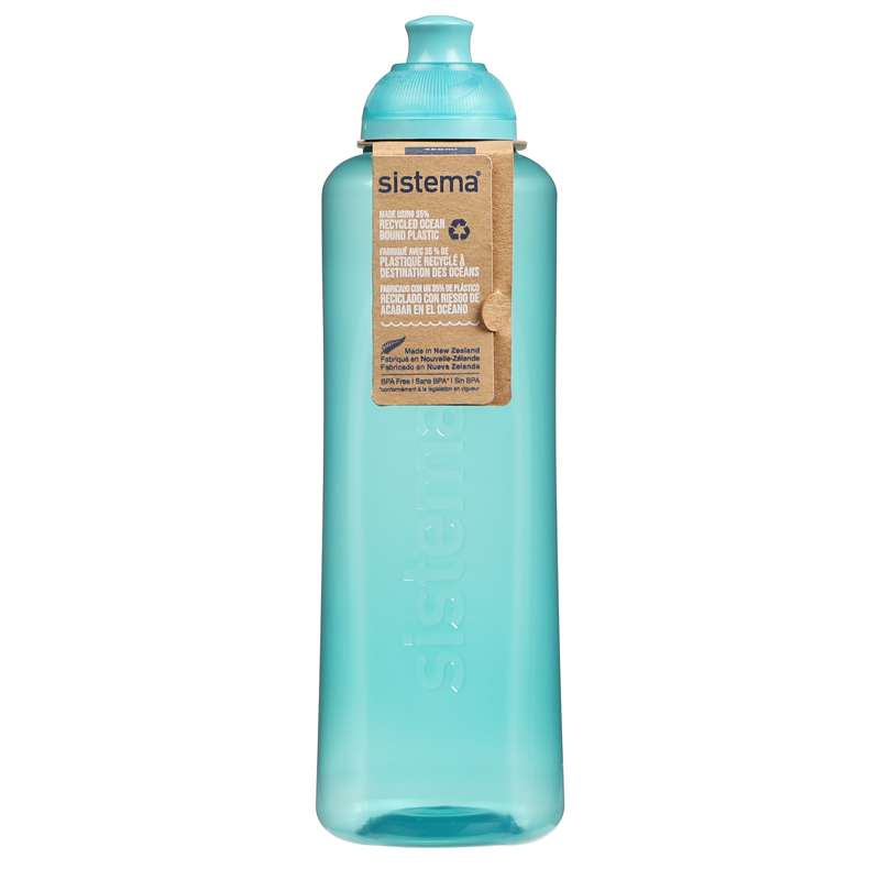 Ocean Bound Drikkedunk   Swift Squeeze   480ml   Teal Stone fra Sistema