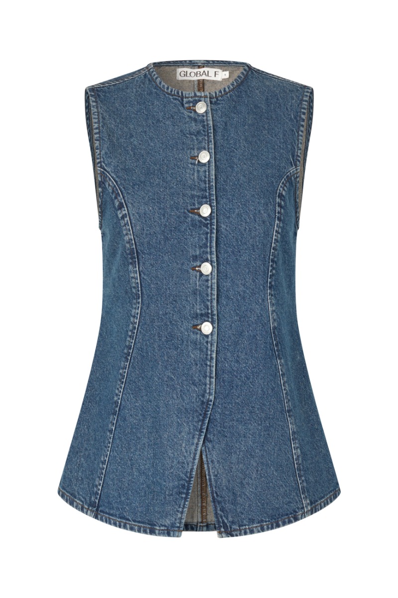 Vest   Gibella G   Mud Stone Wash fra Global Funk
