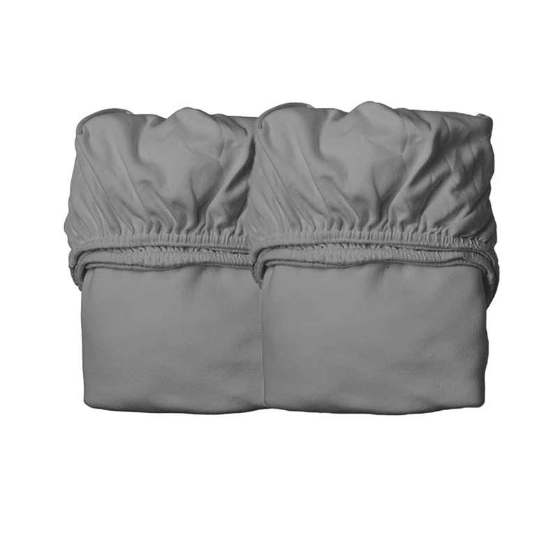 Lagen Til Babyseng   2 Pak   økologisk   Cool Grey fra Leander