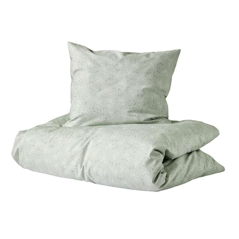 Sengetøj   Baby   Meadow   økologisk   Sage Green fra Leander
