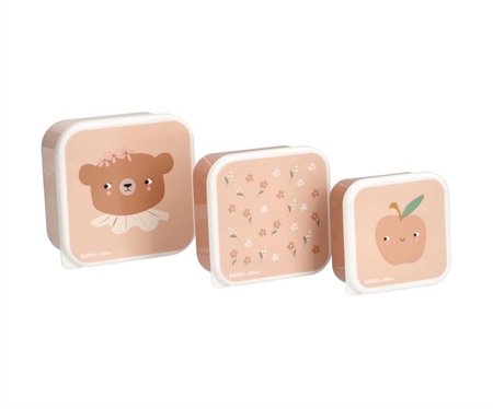 3 Pak Snack Madkasser Daisy Bear fra Tutete
