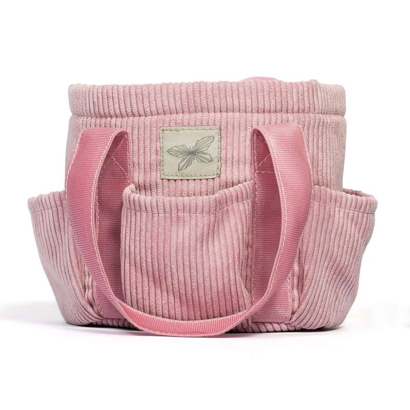 Strigletaske   Fløjl   Rosa fra By Astrup