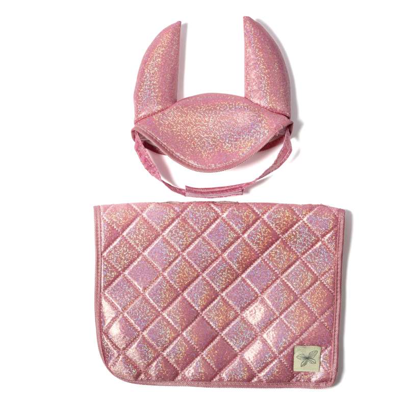 Sadelunderlag Og Hut Til Kæphest   Pink fra By Astrup