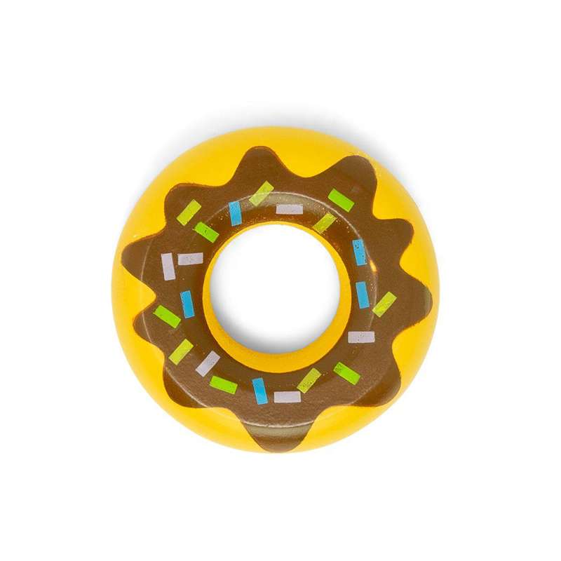 Legemad I Træ   Donut M. Brun Glasur fra Mamamemo