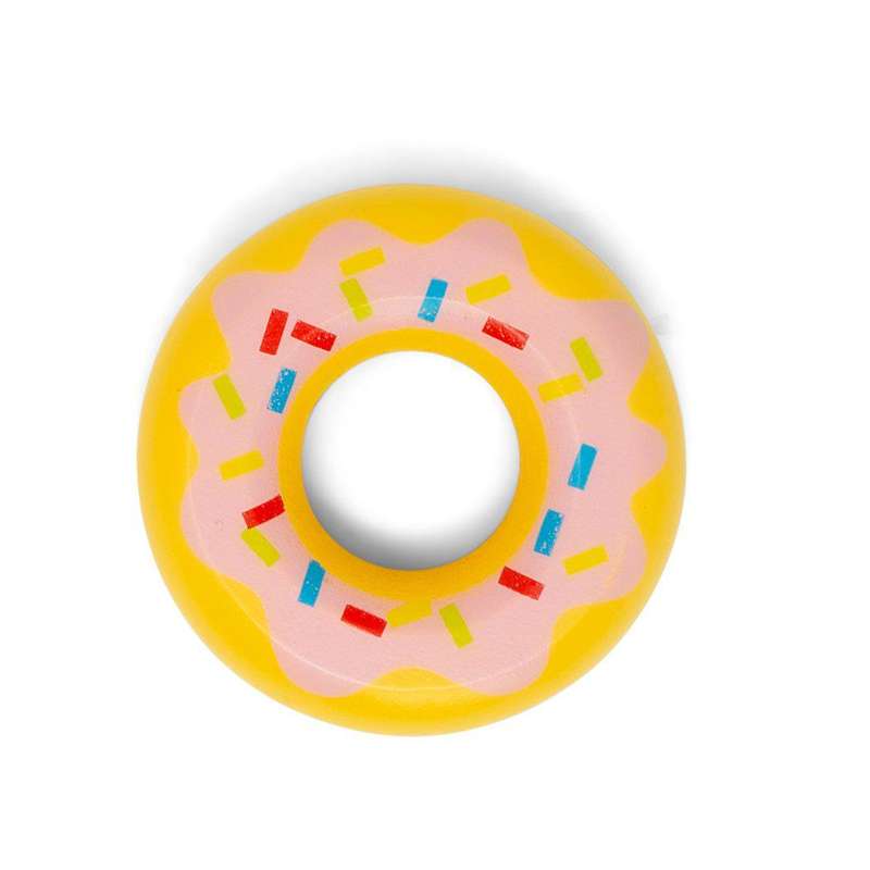 Legemad I Træ   Donut M. Pink Glasur fra Mamamemo