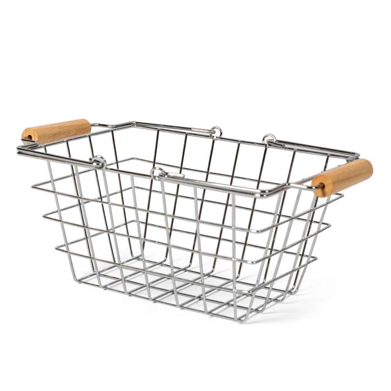 Metalkurv M. Træhåndtag fra Mamamemo
