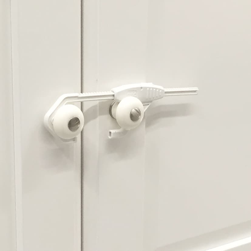 Babydan Dobbeltlågelås   2 Stk fra Baby Dan