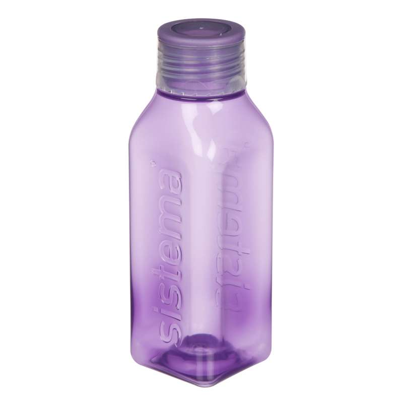 Drikkedunk   Square   475ml   Misty Purple fra Sistema
