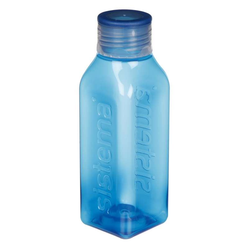 Drikkedunk   Square   475ml   Ocean Blue fra Sistema
