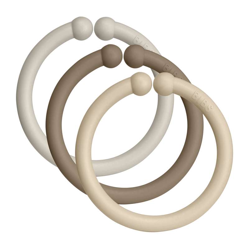 Loops   Ophængsringe   12 Pak   Sand Dark Oak Vanilla fra Bibs