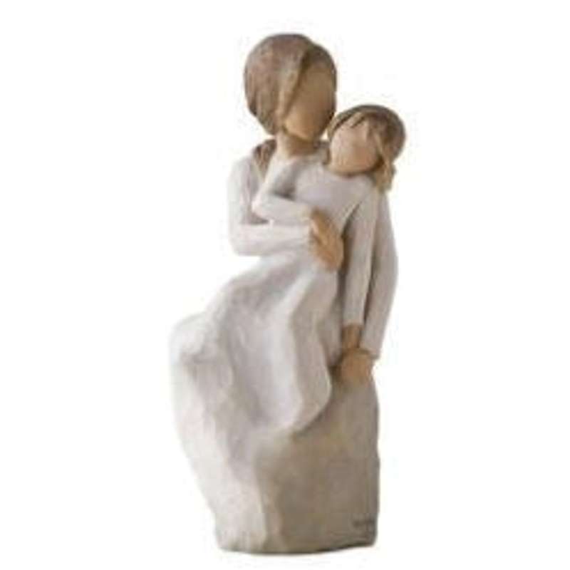 Mother And Young Daughter Figur (mor Og Lille Datter) fra Willow Tree