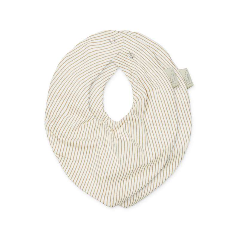 Bandana Savlesmæk  2 Pak   Gots   Classic Stripes Camel fra Cam Cam Copenhagen