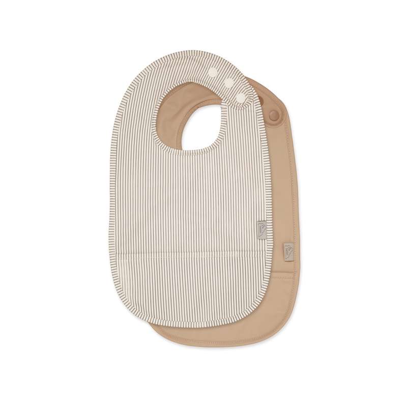 Hagesmække M. Lomme   2 Pak   Classic Stripes Camel fra Cam Cam Copenhagen