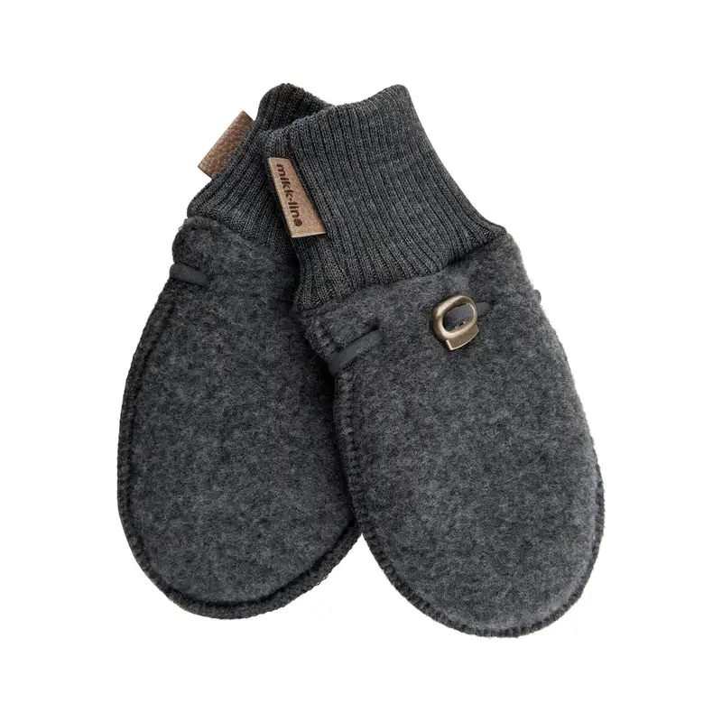Mikk Line Uldluffer   Anthracite Melange   50 56 fra Mikk-line