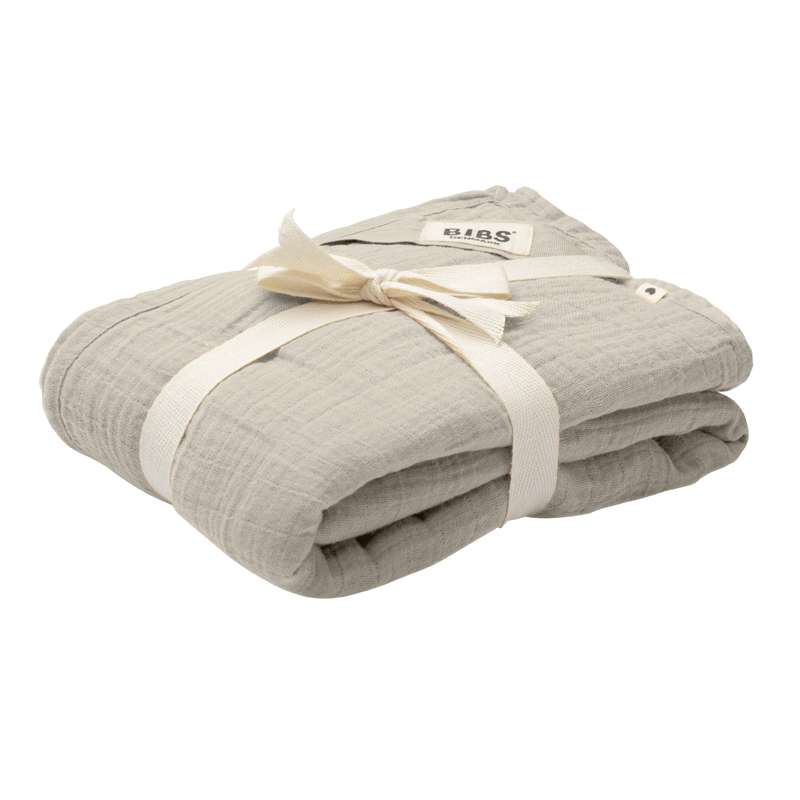Sleep   Muslin Babysvøb   120x120 Cm.   Sand fra Bibs