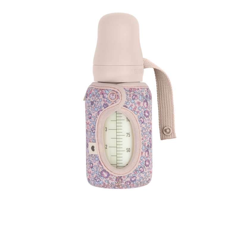 Bottle   Sleeve Til Sutteflaske   Lille   110 Ml.   Eloise Blush fra Bibs