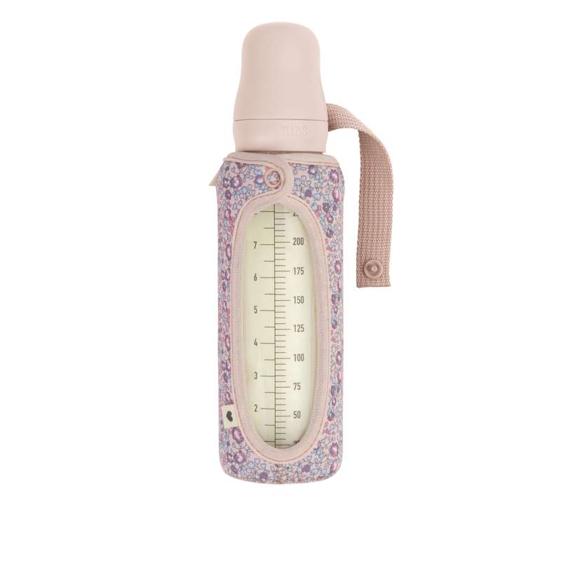 Bottle   Sleeve Til Sutteflaske   Stor   225 Ml.   Eloise Blush fra Bibs