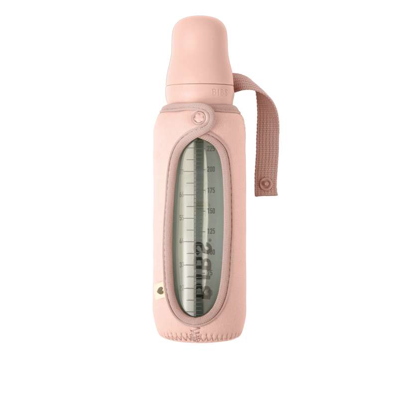 Bottle   Sleeve Til Sutteflaske   Stor   225 Ml.   Blush fra Bibs