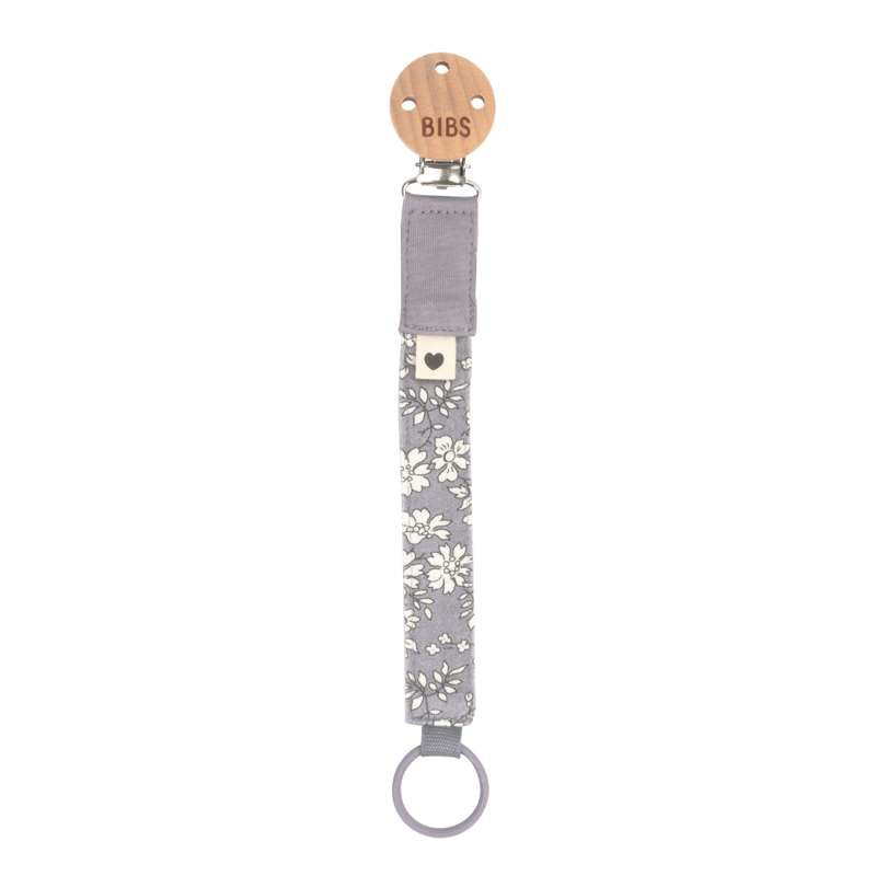 Accessories   Pacifier Clip Suttesnor   Liberty   Capel Fossil Grey fra Bibs