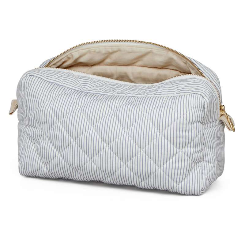 Toilettaske   Ocs   Classic Stripes Blue Praline fra Cam Cam Copenhagen