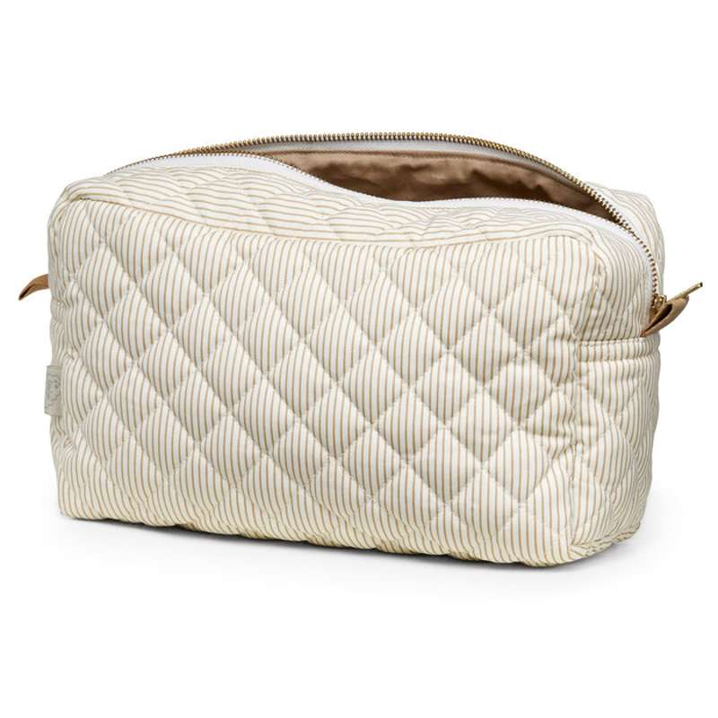 Toilettaske   Ocs   Classic Stripes Camel fra Cam Cam Copenhagen