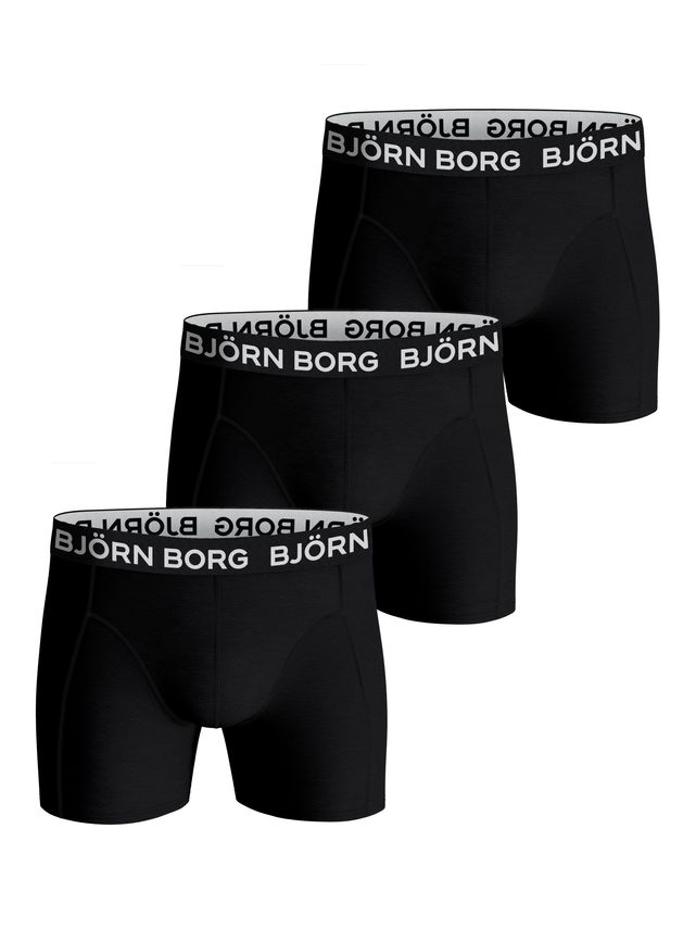 Core Boxer 3p, Black Beauty, 170 fra Björn Borg