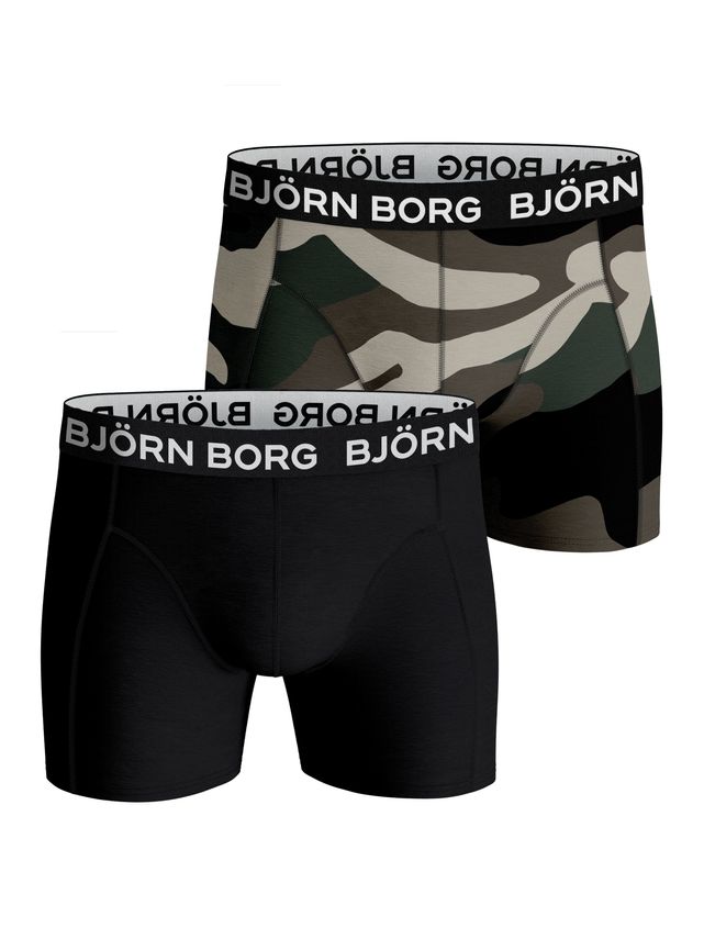 Core Boxer 2p, Black, X fra Björn Borg