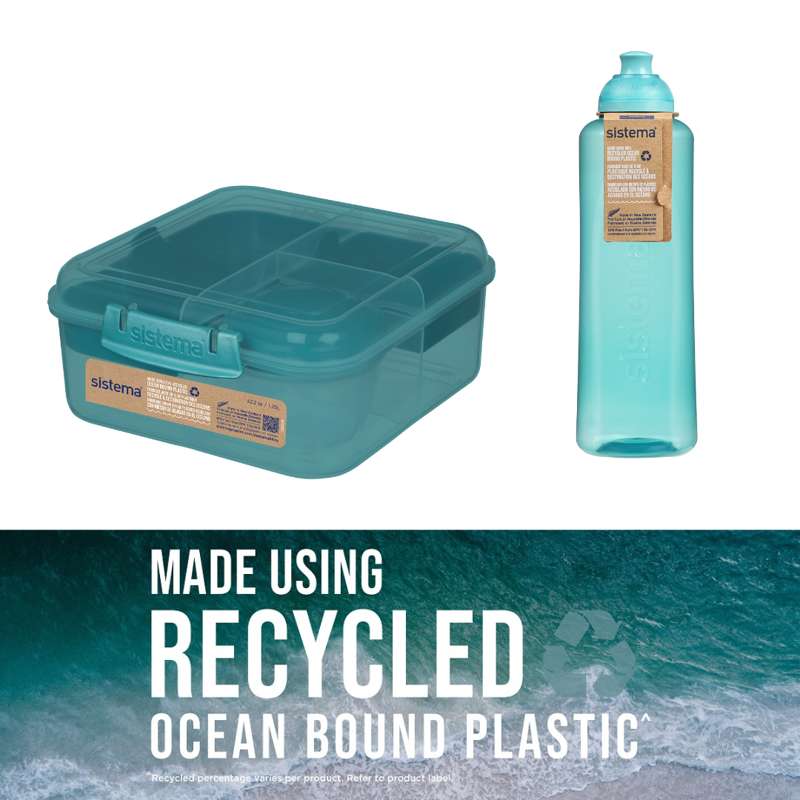 Ocean Bound Madpakke Sampak 1   Teal Stone fra Sistema