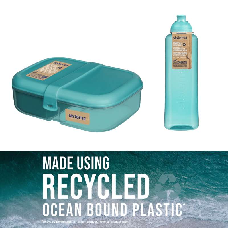Ocean Bound Madpakke Sampak 3   Teal Stone fra Sistema